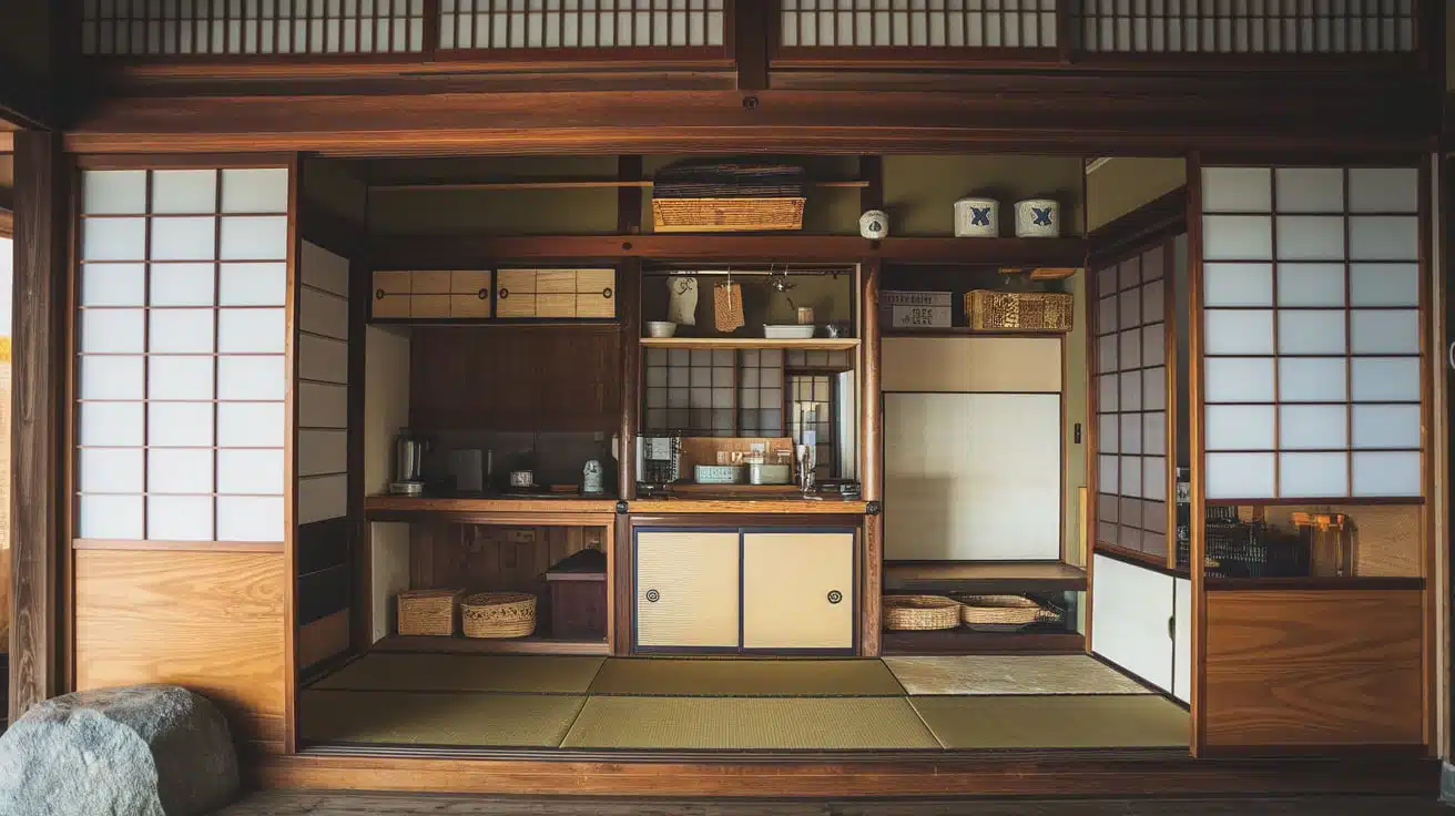 38 Creative Japanese Style Kitchen Ideas To Try - Enthralling Gumption, image size:1312x736