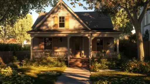 houses with shutters