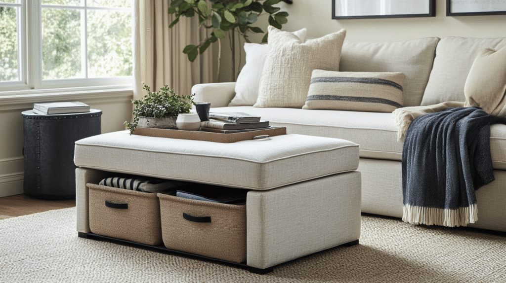 61. Storage Ottomans for Function and Style