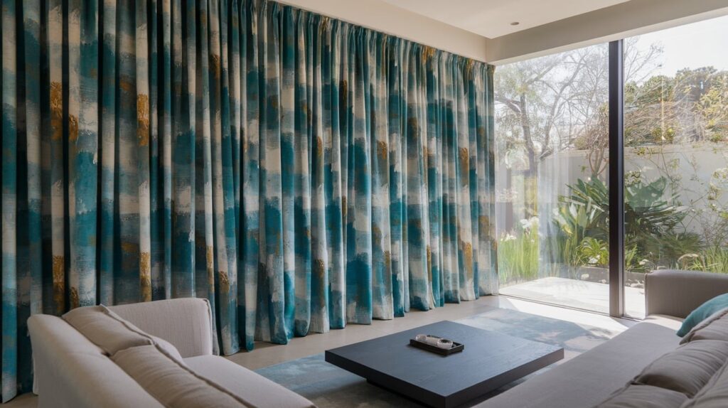 Abstract Patterned Curtains