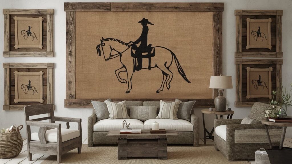 Burlap Wall Art