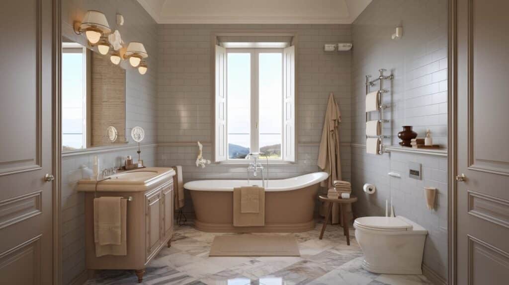 Classy Italian Bathroom with Soft Colors