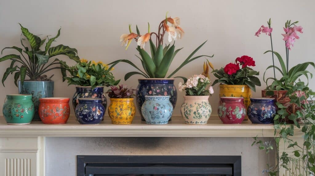 Colorful Ceramic Pots