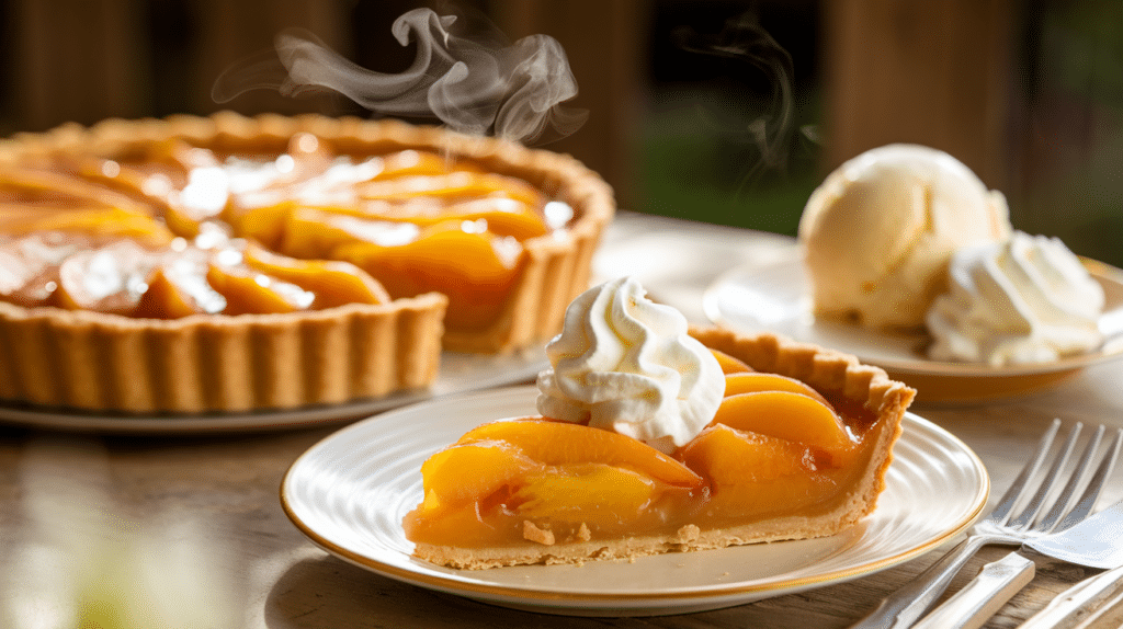 Here's How to Serve and Store Your Peach Tart