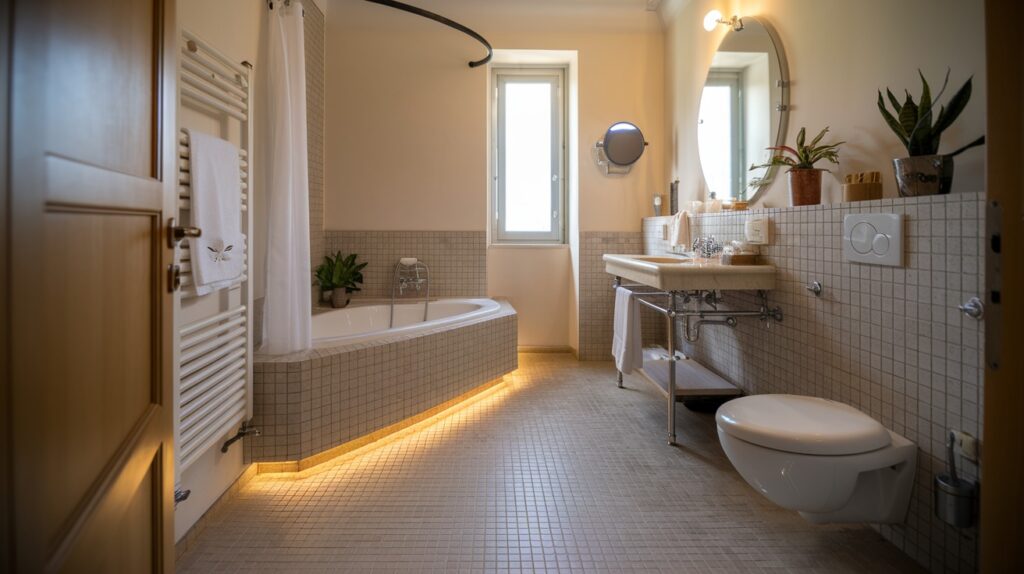 Italian Bathroom with Underfloor Heating