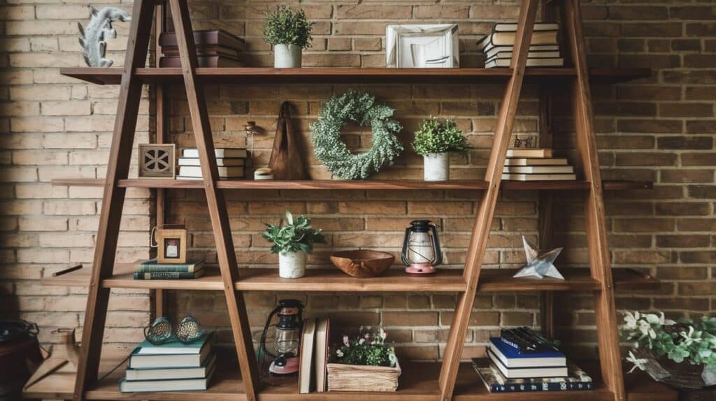 Ladder Shelf Storage