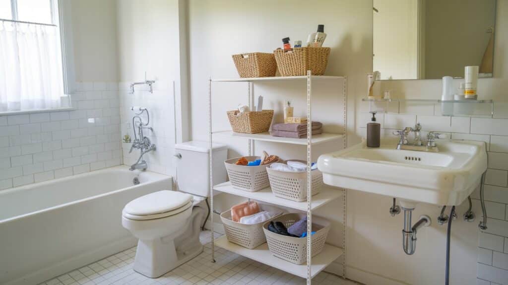 Reorganize with Baskets and Bins