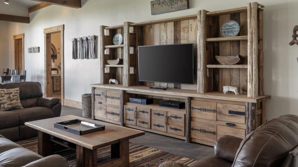 Rustic Entertainment Center