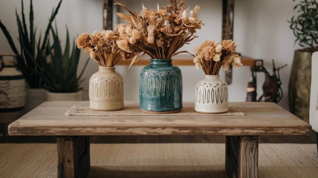 Simple Clay or Ceramic Vases