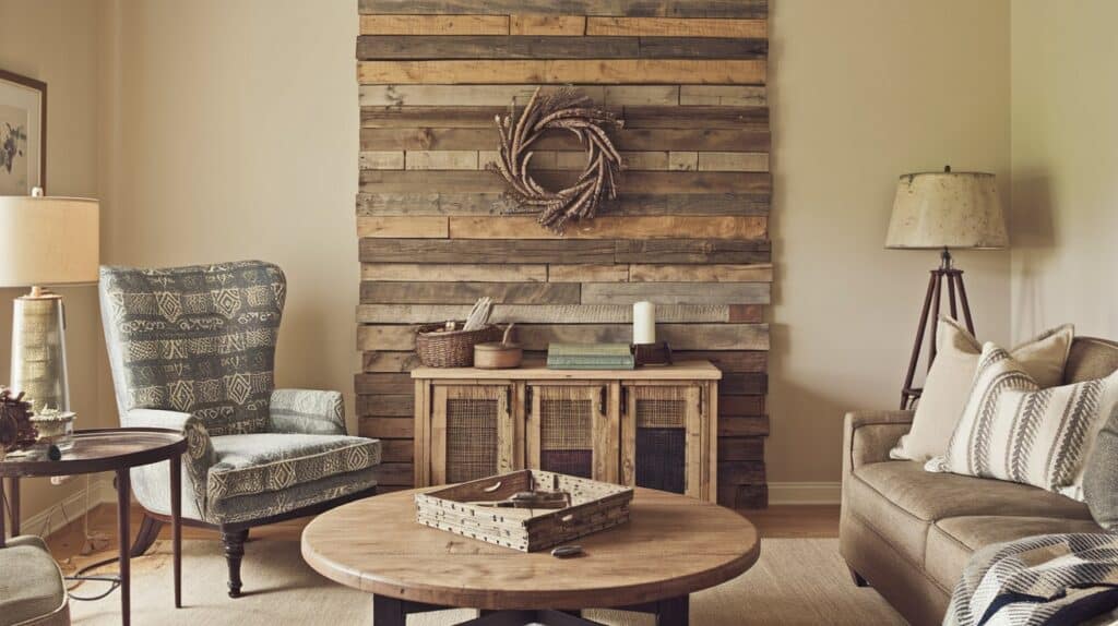 Wooden Accent Wall