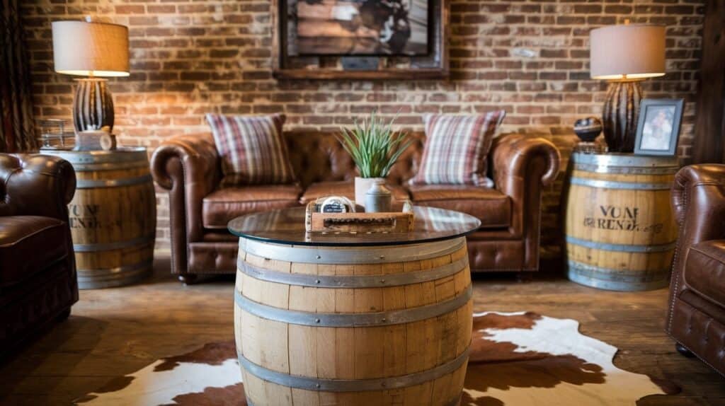 Wooden Barrel Tables