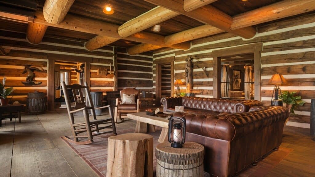 Wooden Beams on the Ceiling