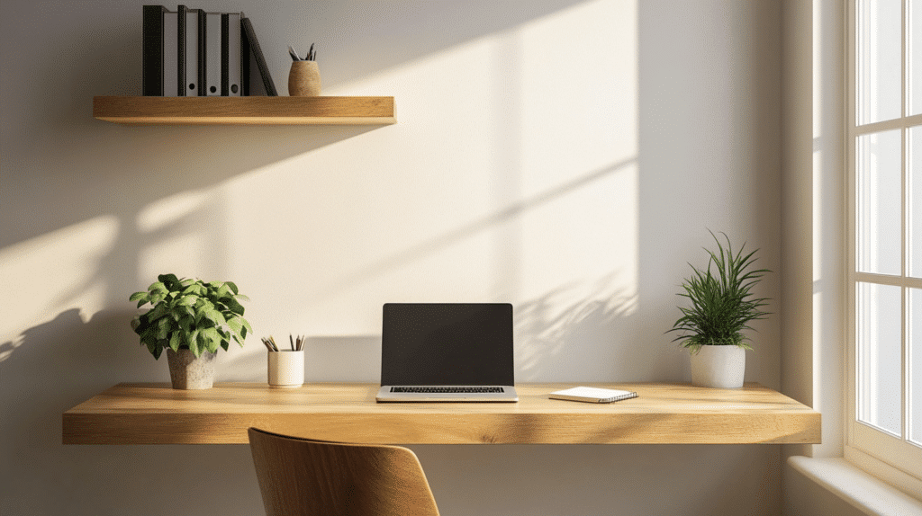 Wooden Floating Desks