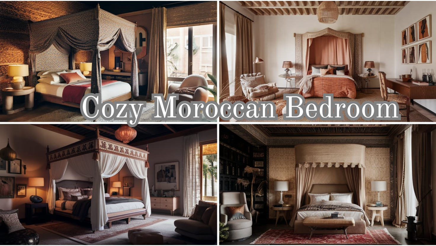 cozy moroccan bedroom