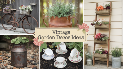 vintage garden decor ideas