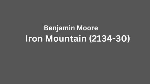 Benjamin Moore Iron Mountain (2134-30)- A Review