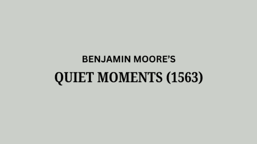 Benjamin Moore's Quiet Moments Color Review