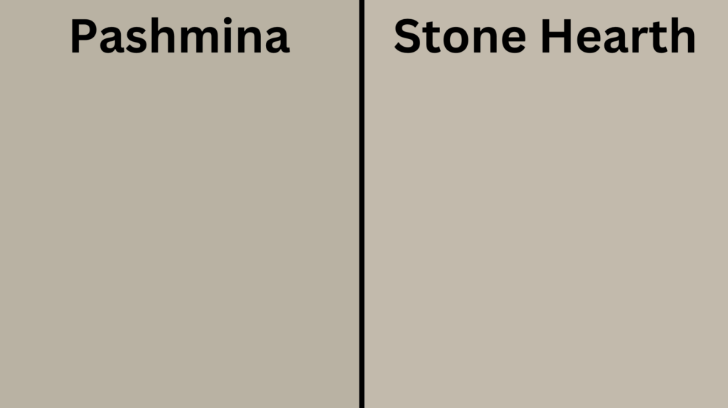 Pashmina vs. Stone Hearth