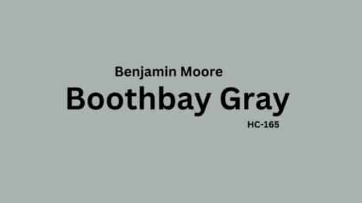 benjamin moore boothbay gray