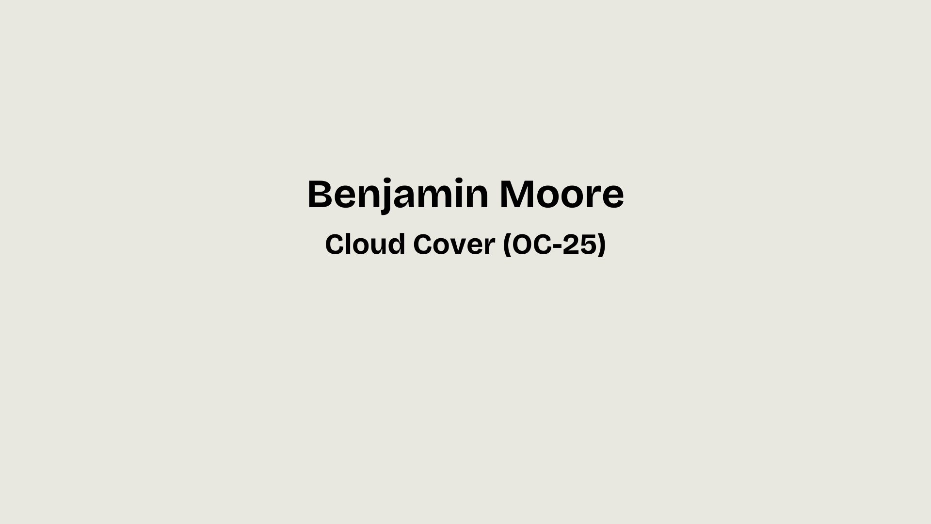 benjamin moore cloud cover