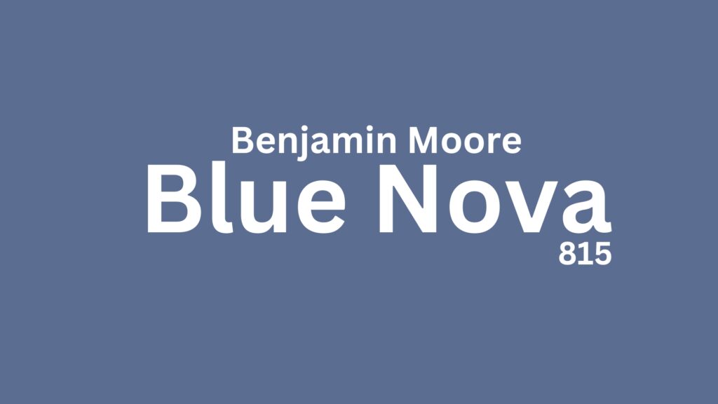 blue nova benjamin moore