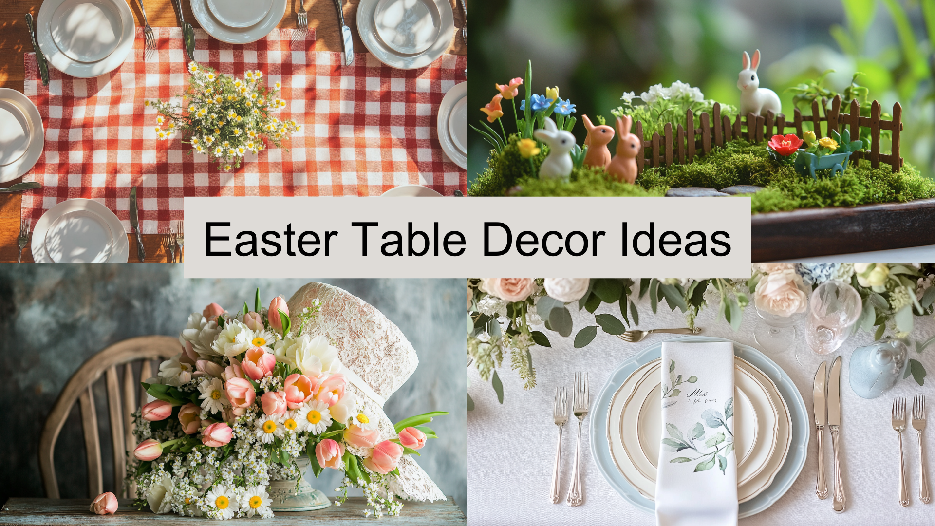 easter table decor