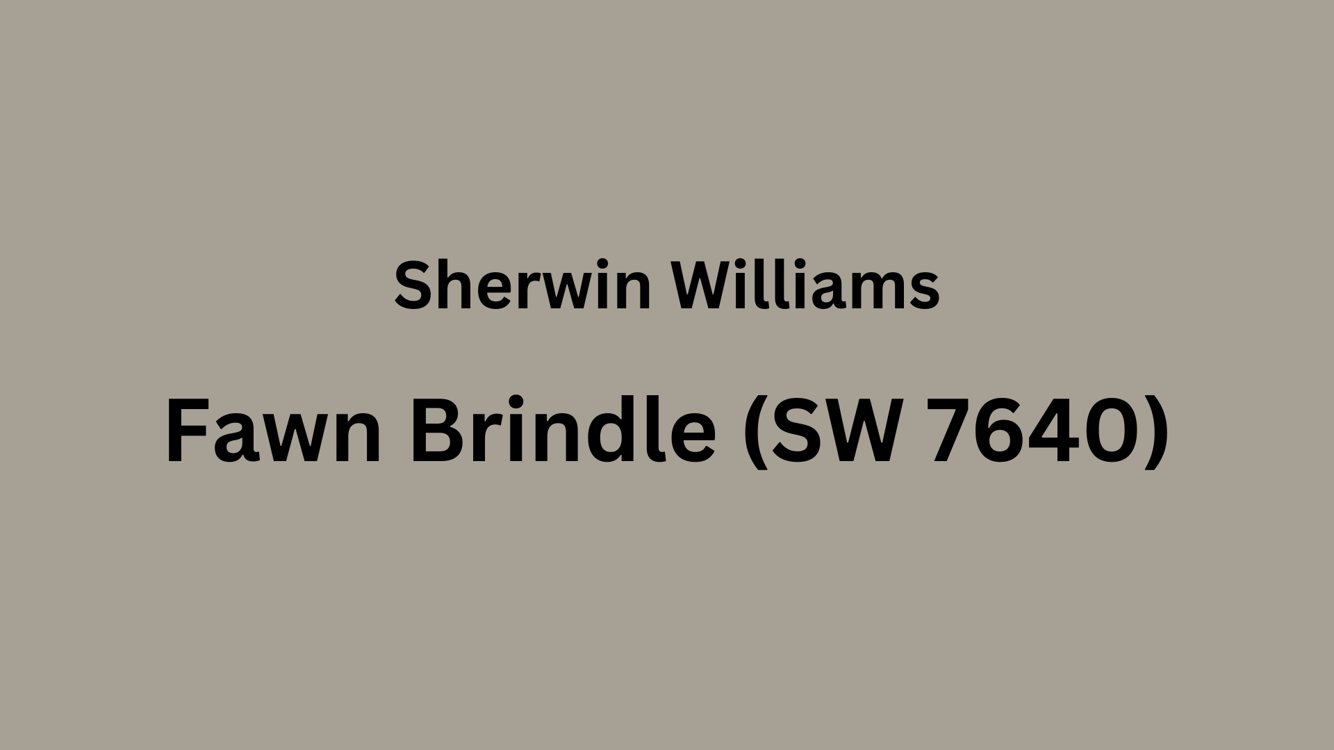 fawn brindle sherwin williams