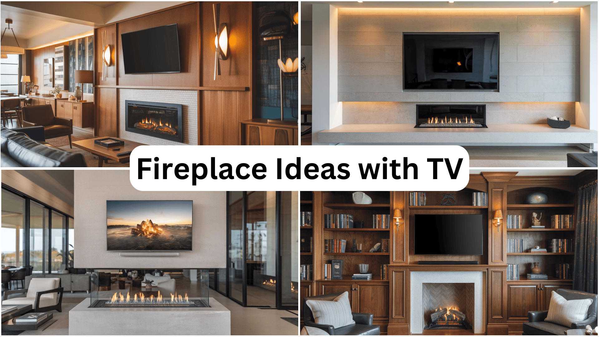 fireplace ideas with tv