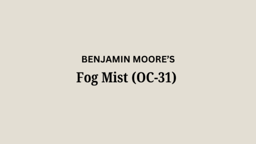 fog mist benjamin moore