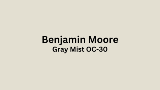 gray mist benjamin moore