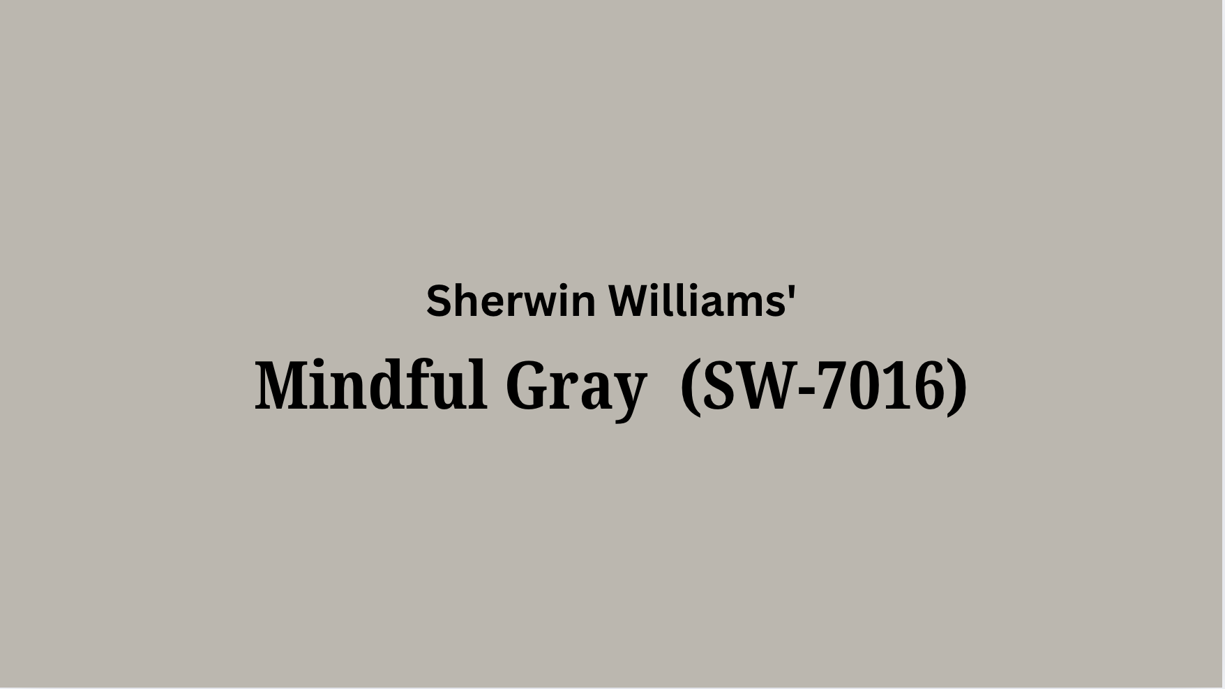 mindfulgray