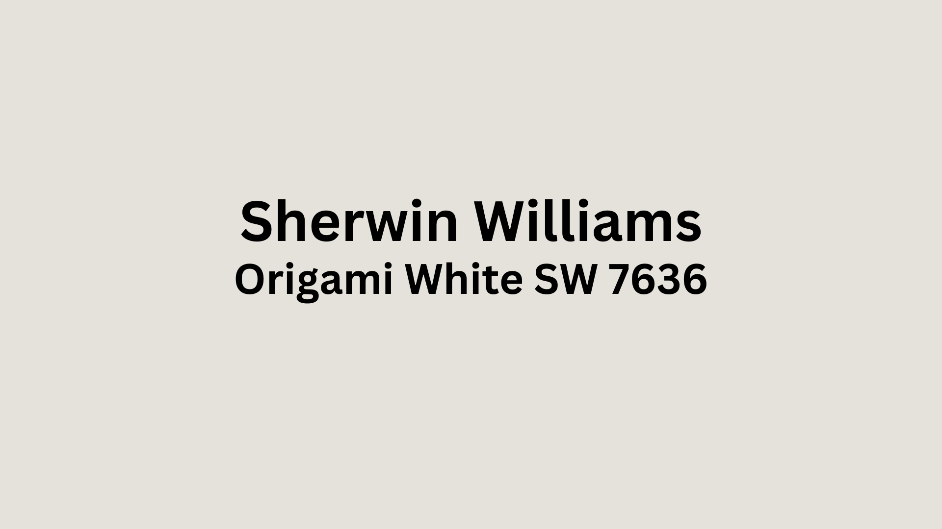 origami white sherwin williams