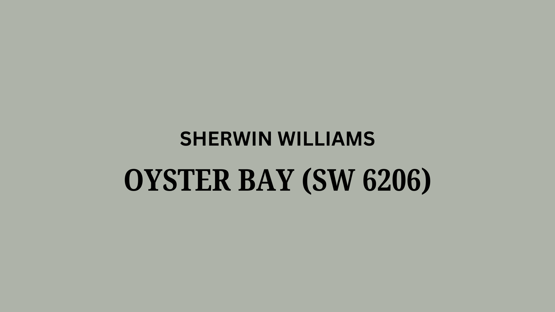 oyster bay sherwin williams