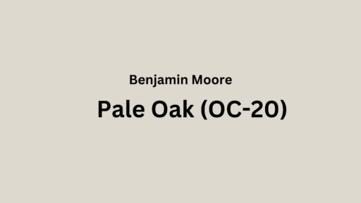 pale oak benjamin moore