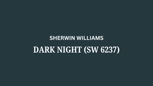 sherwin williams dark night