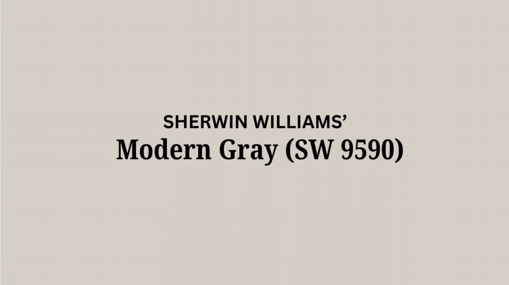 sherwin williams modern gray