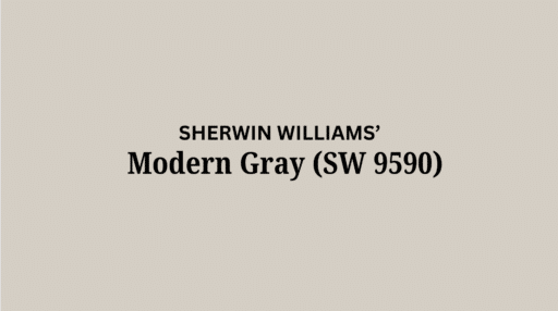 sherwin williams modern gray