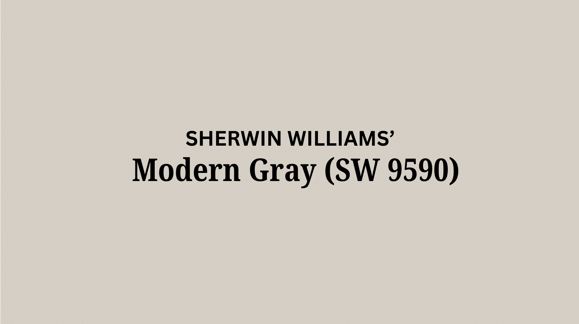 sherwin williams modern gray