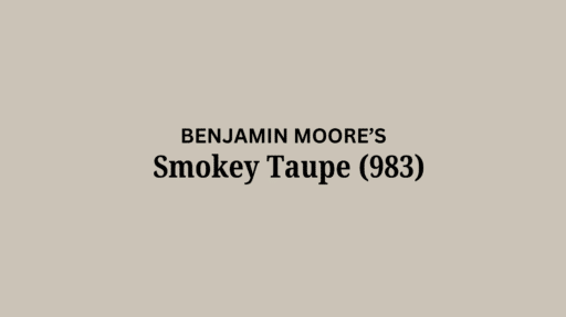 smokey taupe benjamin moore