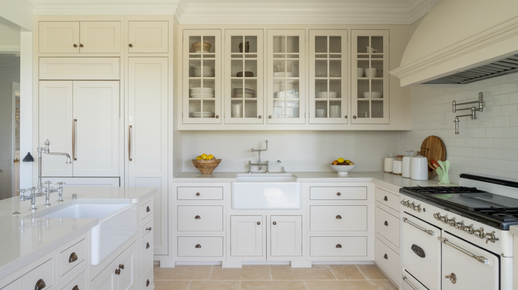 white cabinet