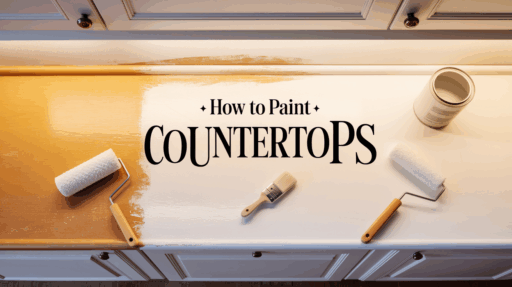 how to paint countertops