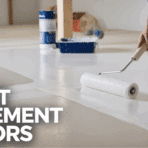 painted basement floor