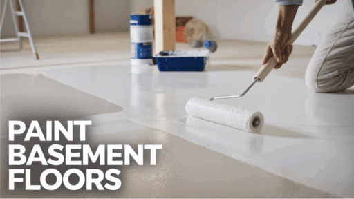 painted basement floor