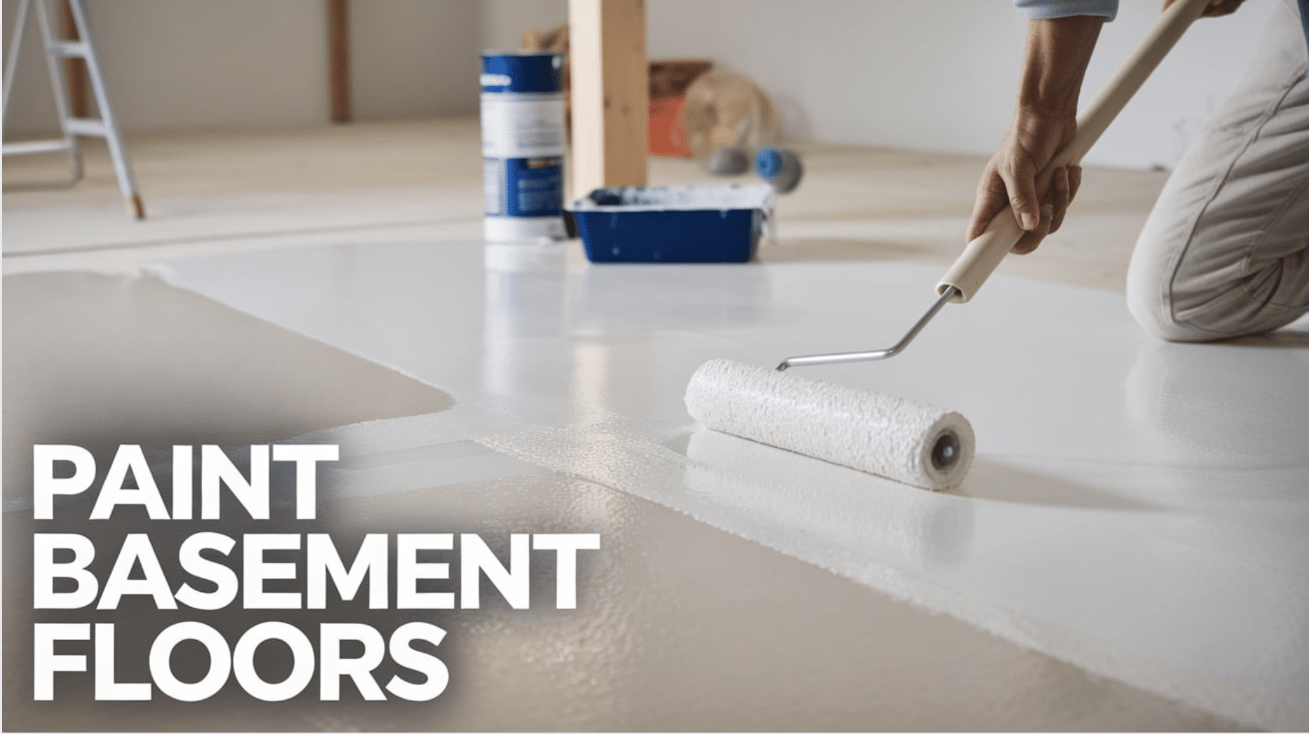 painted basement floor