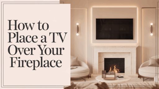 tv above fireplace