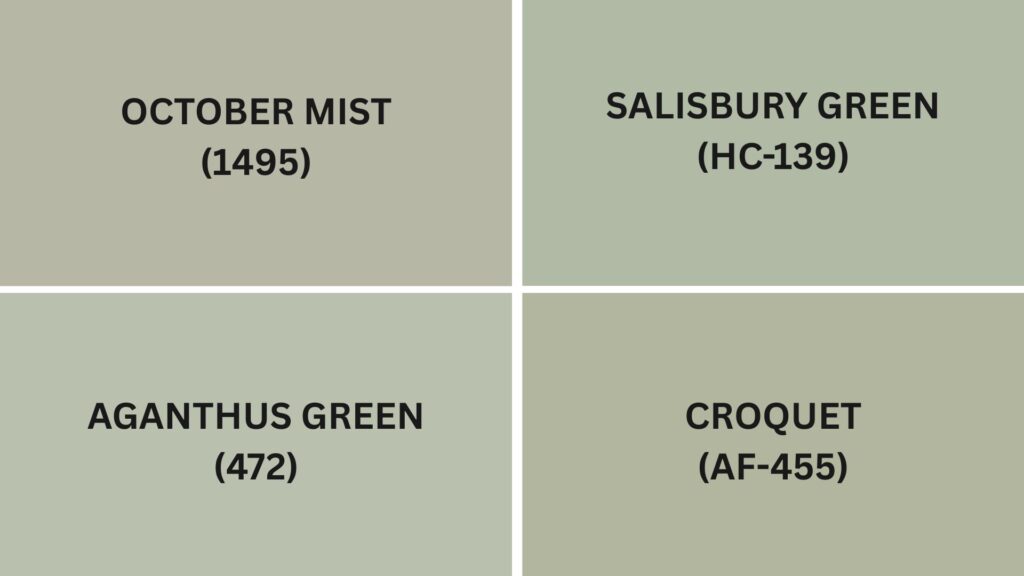 Alternative Paints Similar to Saybrook Sage