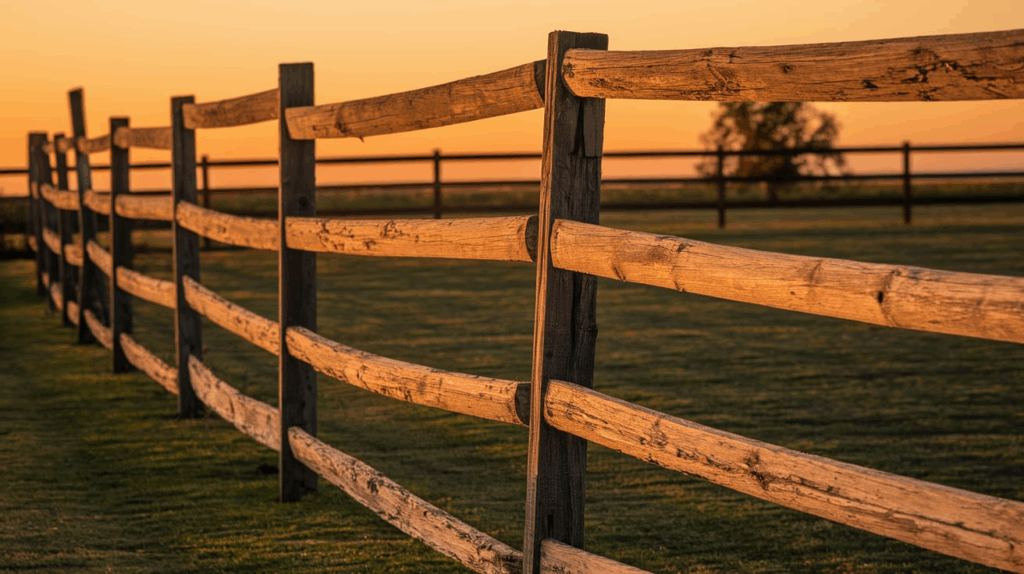 Crossbuck Rail Fence