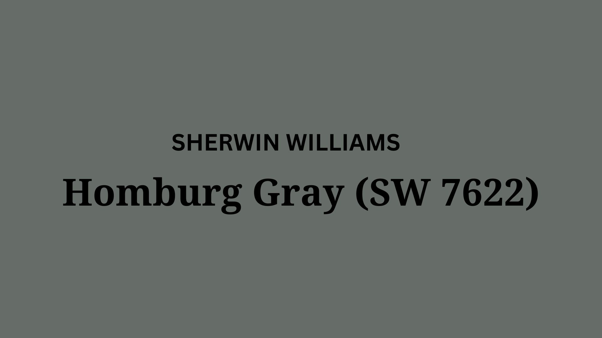 Homburg Gray by Sherwin Williams: An In-Depth Review