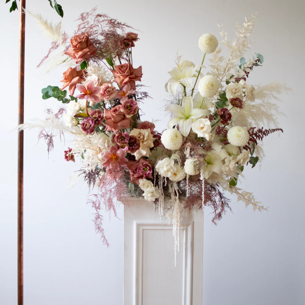 Incorporate a Crystal Flower Vase as a Statement Piece