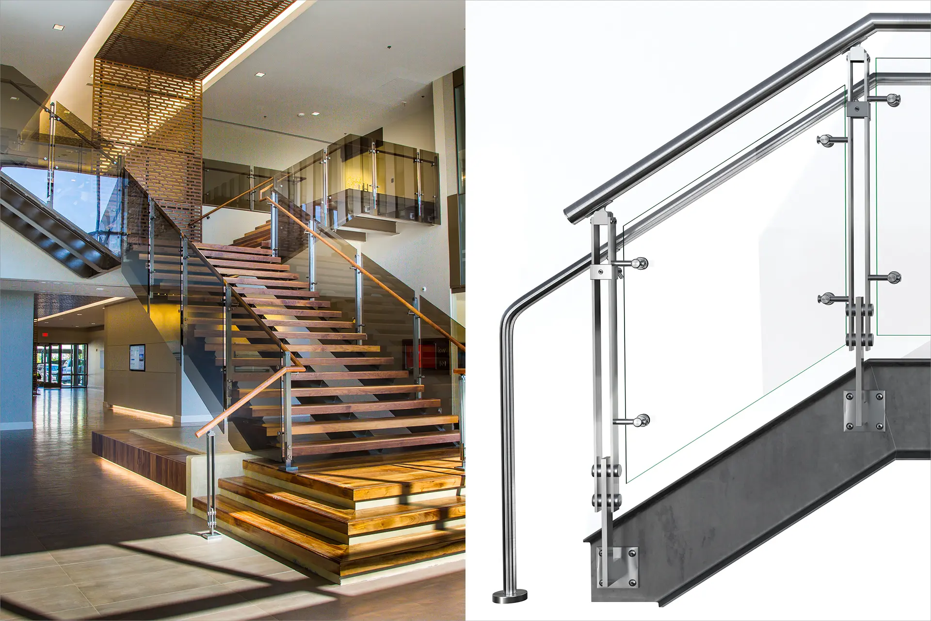 Mixing Materials: Pairing Metal Railings With Glass, Wood, and Stone